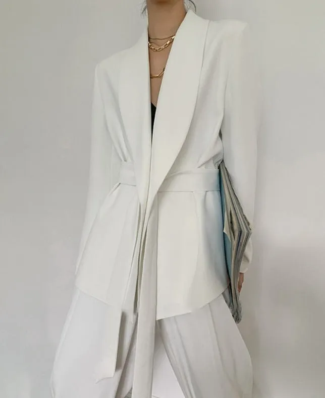 2 Delige set - Dames - Luxe Stijlvolle Blazer met Perfecte Pasvorm