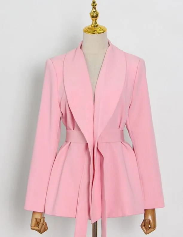 2 Delige set - Dames - Luxe Stijlvolle Blazer met Perfecte Pasvorm