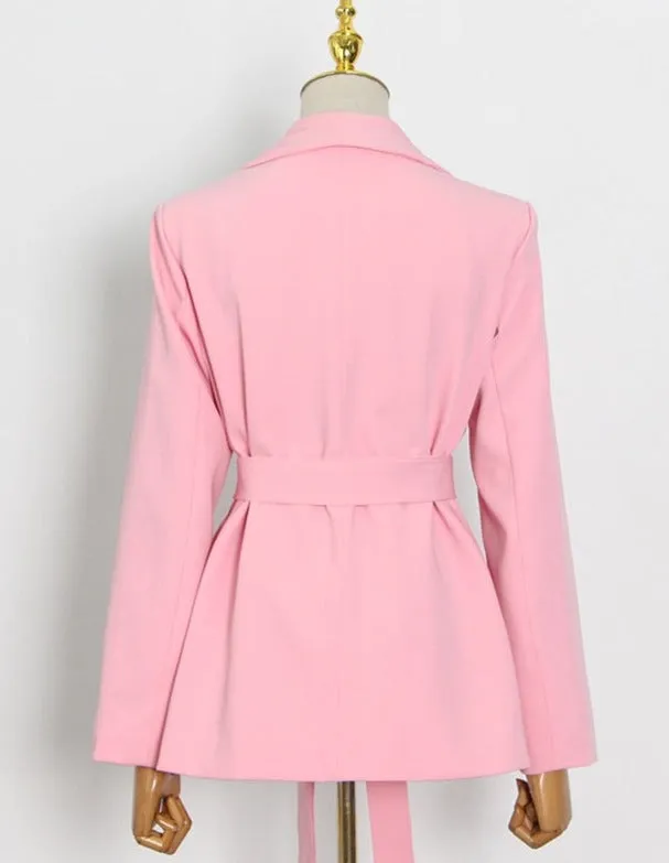2 Delige set - Dames - Luxe Stijlvolle Blazer met Perfecte Pasvorm