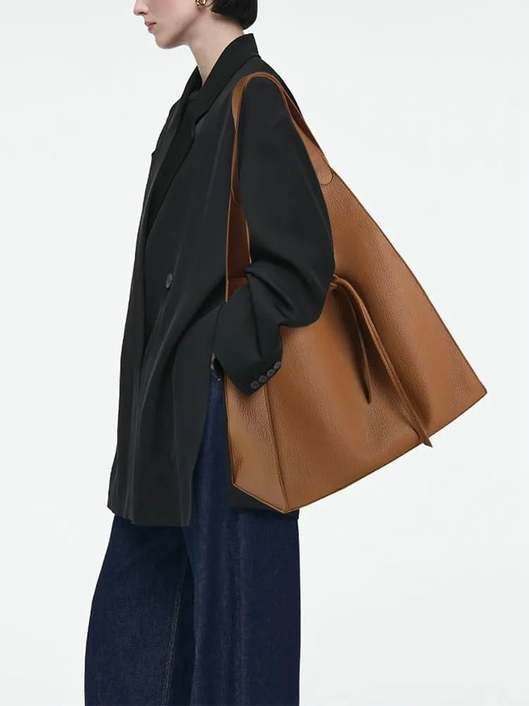 2 Pcs Slouchy PU Leather Crescent Hobo Bags Women Trendy Crossbody Purse Satchels Shoulder Bag Top-handle Tote Handbag