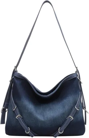 2025 Hobo Bag for Women Leather Handbag Y2k Purse Trendy Purses Crossbody Bags Shoulder Top-Handle Bags Womens