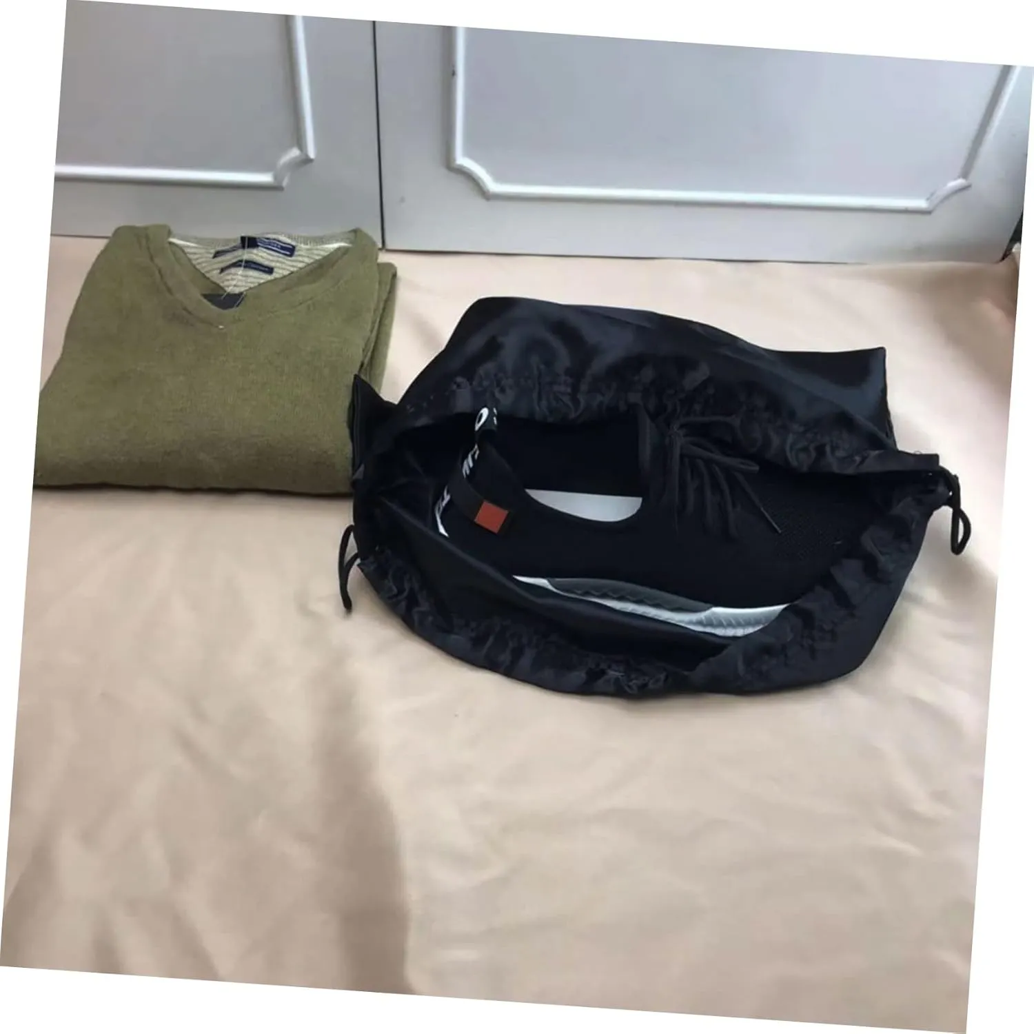 2pcs Extra Large Storage Bag Drawstring Organza Tote Bag Thicken Rope Utility Tote for Household Large Capacity Silk Bag