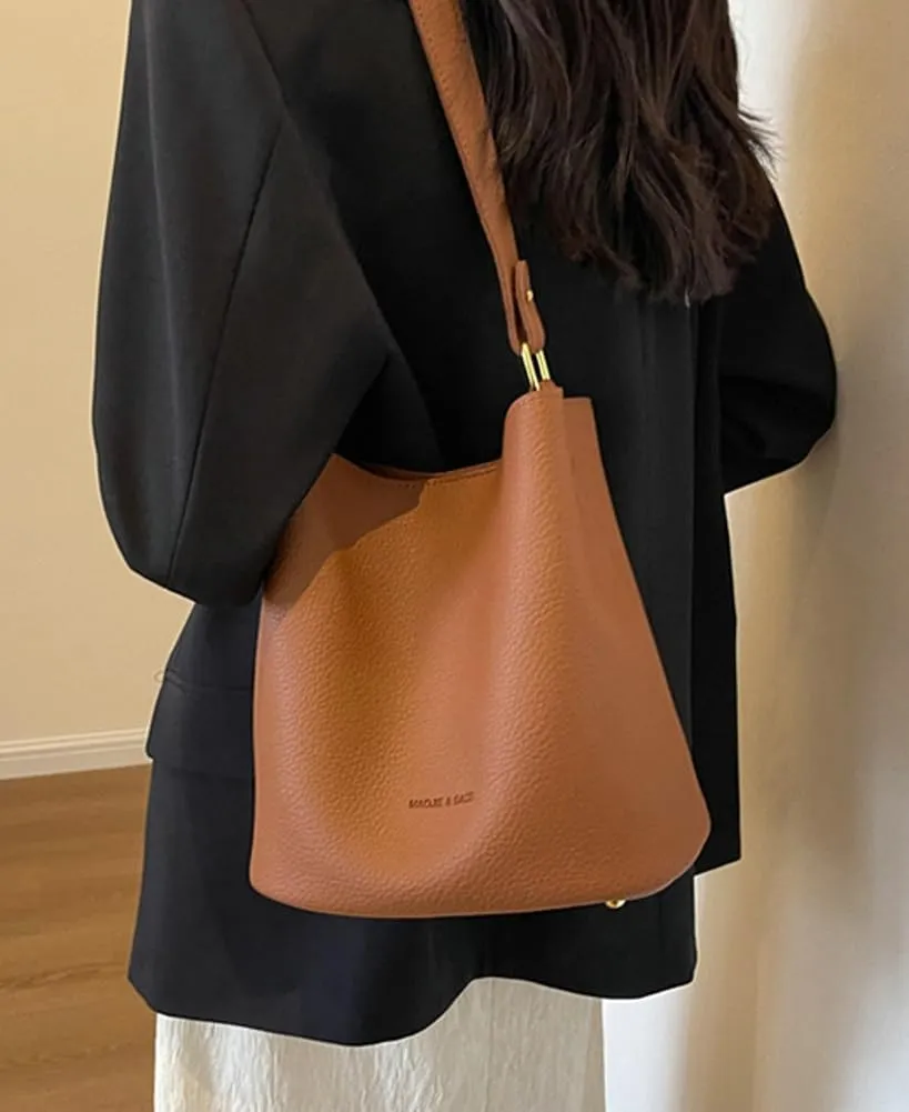 2pcs Shoulder Bags for Women Cute Vegan Leather Hobo Crossbpdy Handbag Clutch Purse