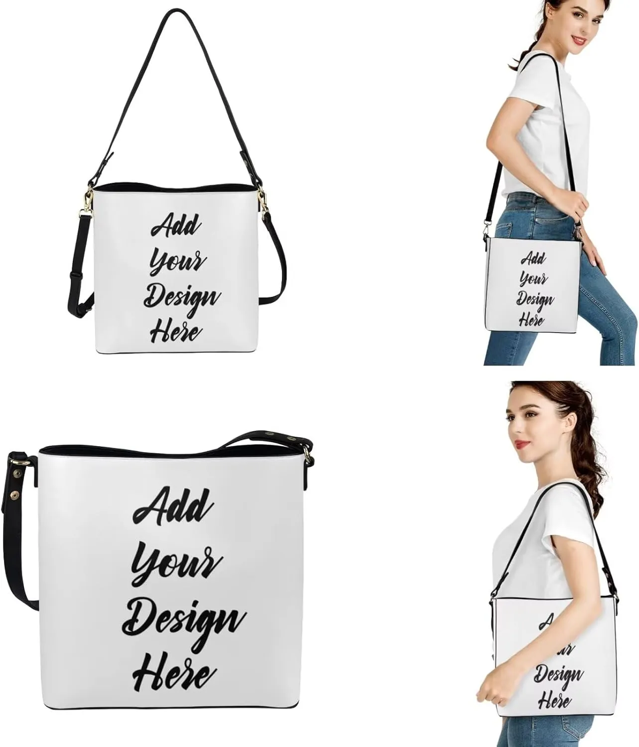 3 Piece Purse Sets for Women with Wallet Valentine's Day Satchel Tote Bags Leather Hobo Crossbody Bags