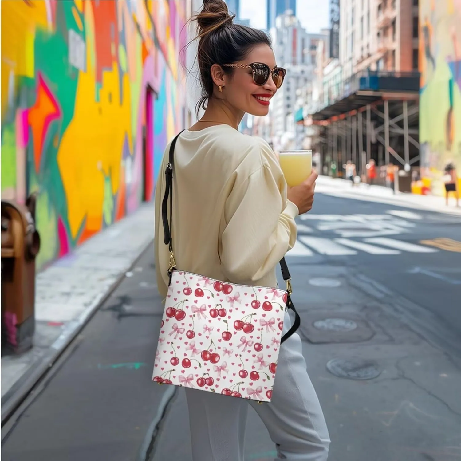 3 Piece Purse Sets for Women with Wallet Valentine's Day Satchel Tote Bags Leather Hobo Crossbody Bags