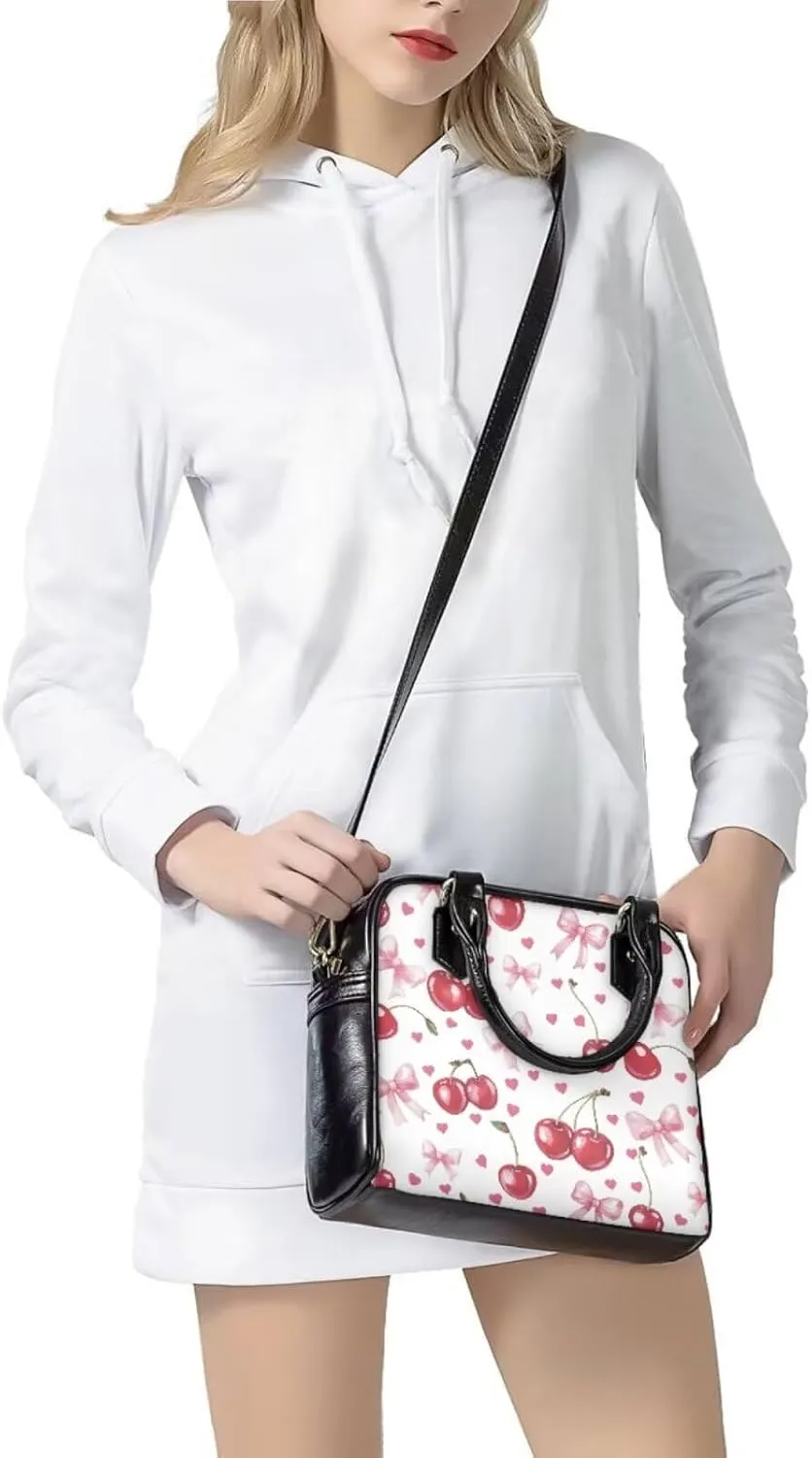 3 Piece Purse Sets for Women with Wallet Valentine's Day Satchel Tote Bags Leather Hobo Crossbody Bags
