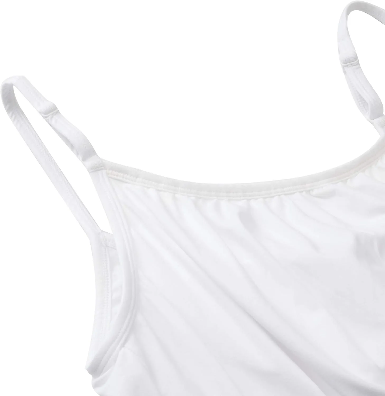 32 DEGREES Cool Womens Flowly Relaxed Lounge Built-in Cups Shelf Bra Tank Cami, White