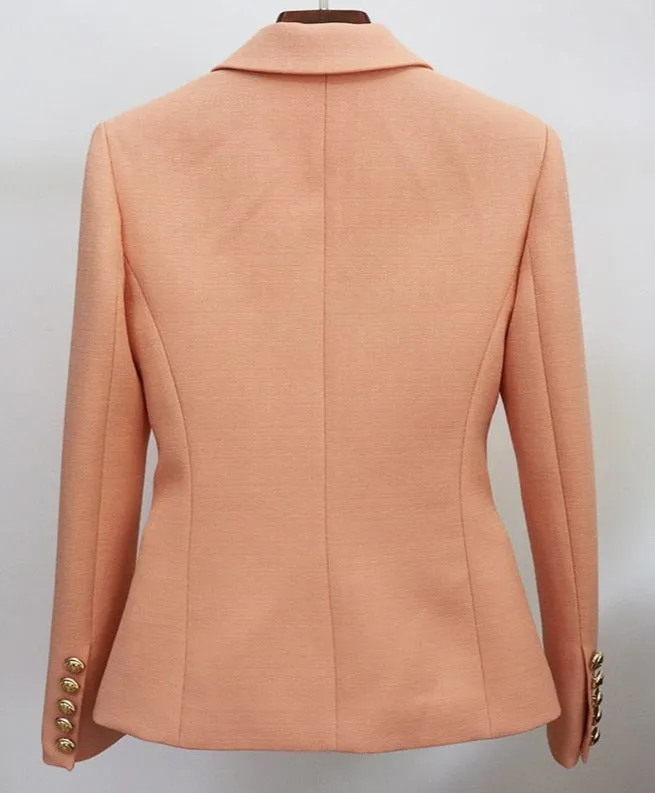 Blazer - Dames - Pink Nude - Elegante Pasvorm van Hoogwaardige Stof