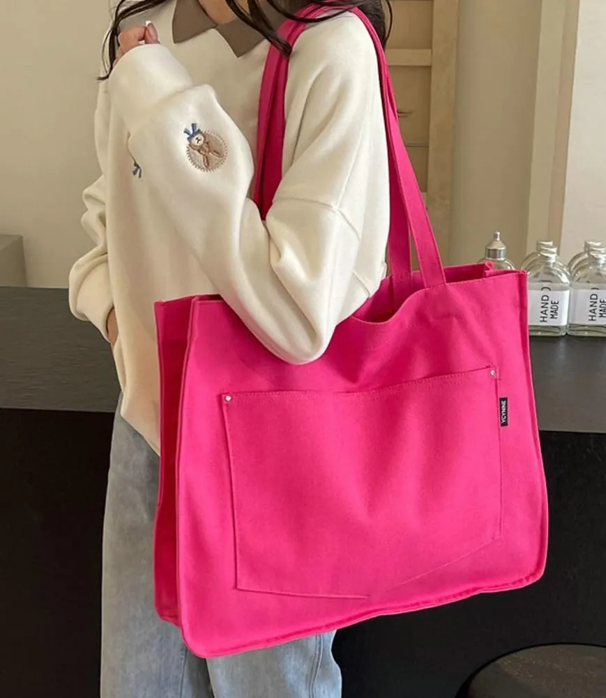 Canvas Hobo Bags for Women Retro Tote Bags Slouchy Shoulder Bag Top Handle Handbag Purse