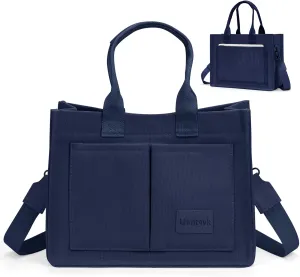 Canvas Tote Bag for Women, Large Work Purses Bible Tote