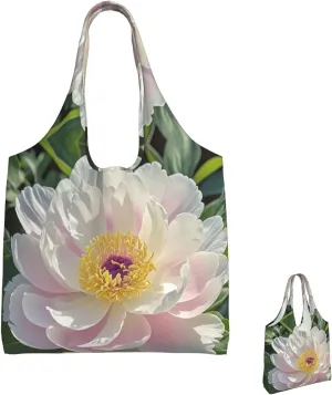 Canvas Tote Bag Reusable Grocery Bags Lightweight Handbag blue and white Tote Bag for Shopping Cloth Bags
