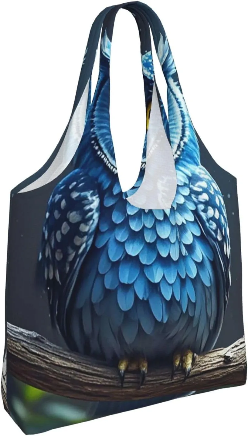 Canvas Tote Bag Reusable Grocery Bags Lightweight Handbag Cartoon Giraffe Tote Bag for Shopping Cloth Bags