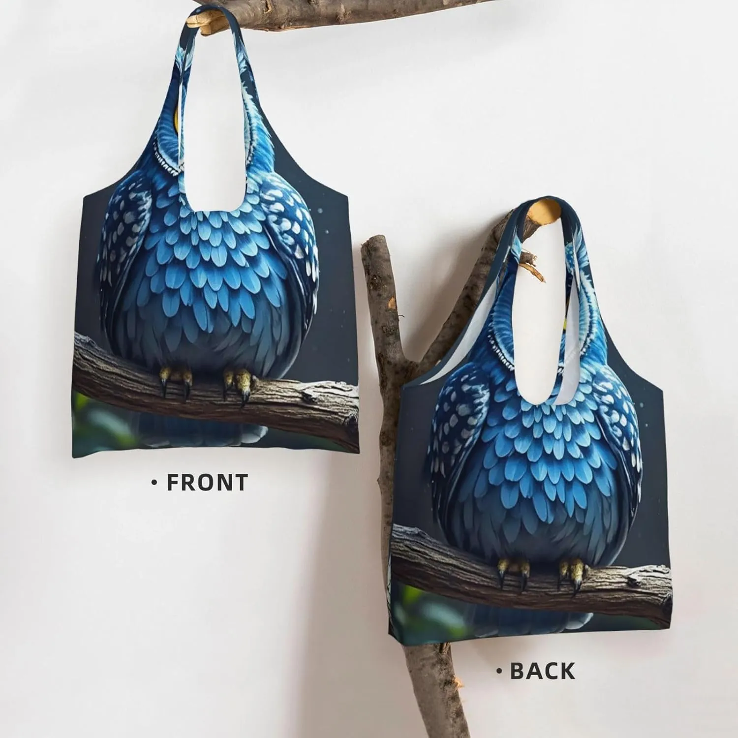Canvas Tote Bag Reusable Grocery Bags Lightweight Handbag Cartoon Giraffe Tote Bag for Shopping Cloth Bags