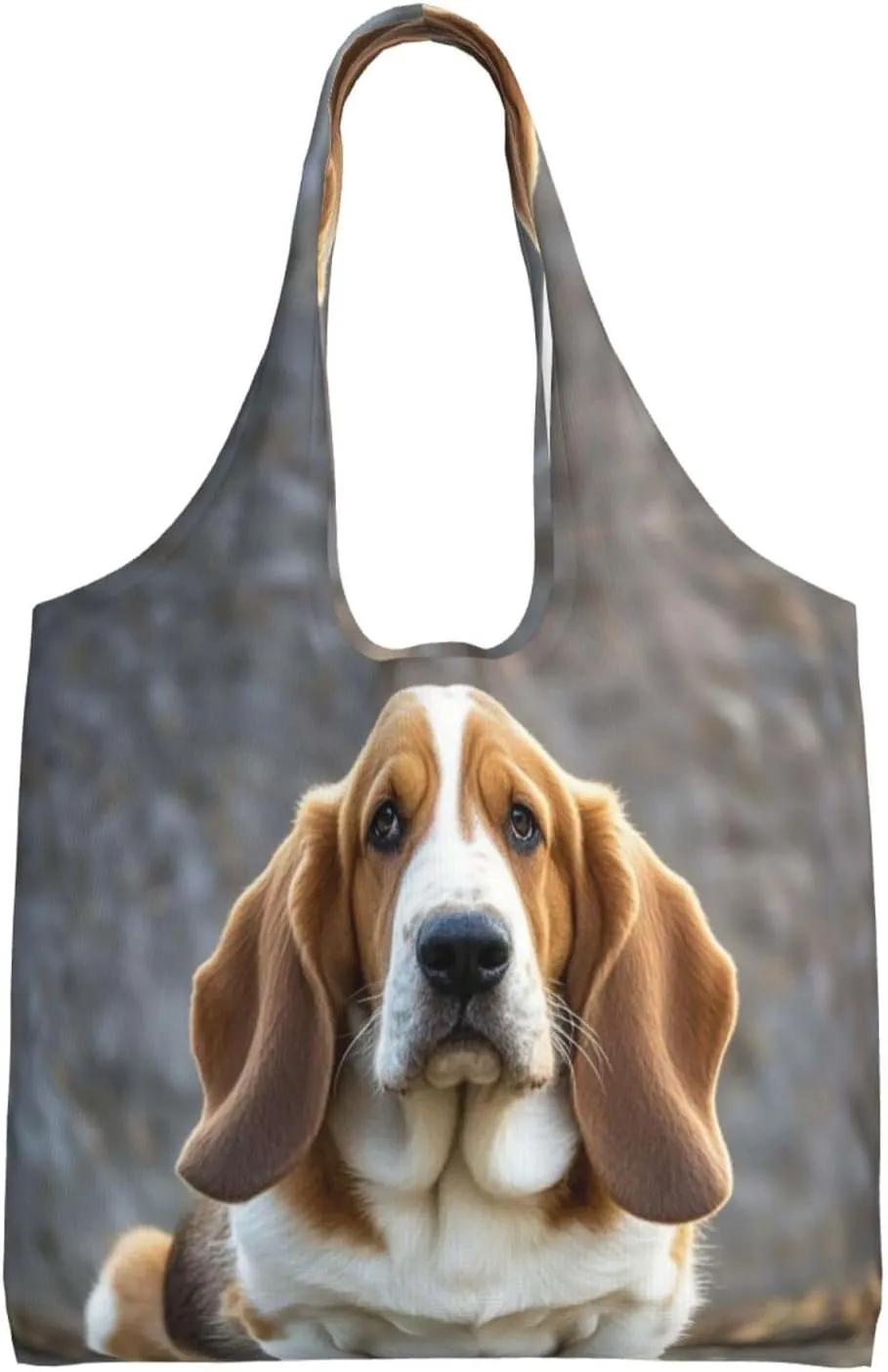 Canvas Tote Bag Reusable Grocery Bags Lightweight Handbag Husky Dog Tote Bag for Shopping Cloth Bags