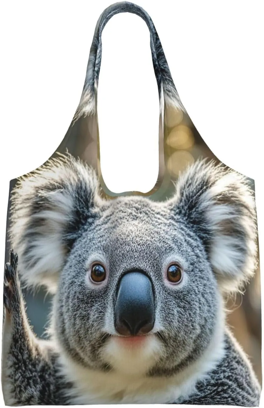 Canvas Tote Bag Reusable Grocery Bags Lightweight Handbag Lion image Tote Bag for Shopping Cloth Bags