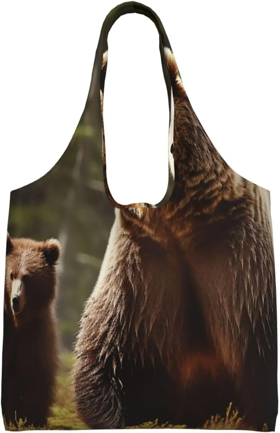 Canvas Tote Bag Reusable Grocery Bags Lightweight Handbag Northern Lights Tote Bag for Shopping Cloth Bags