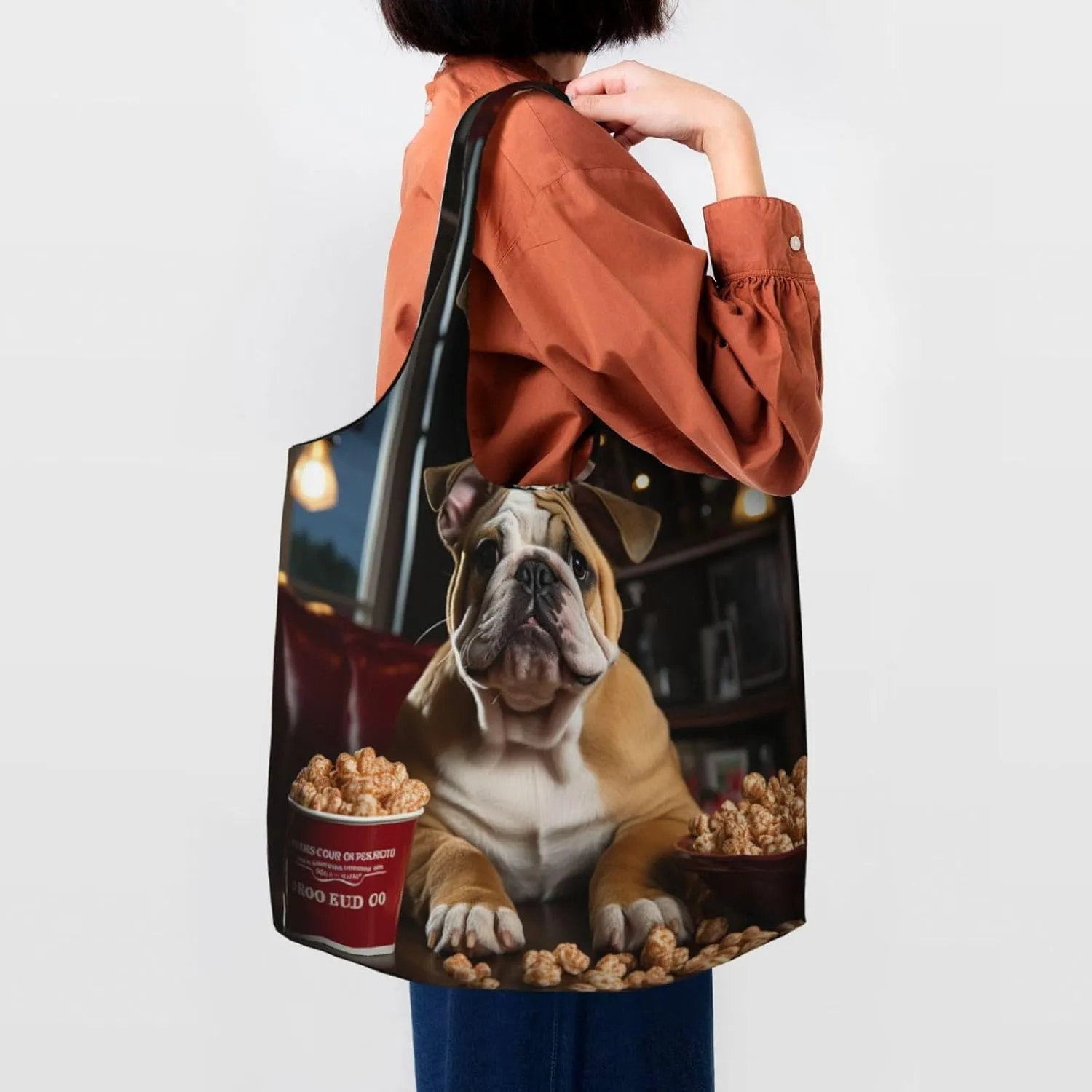 Canvas Tote Bag Reusable Grocery Bags Lightweight Handbag Northern Lights Tote Bag for Shopping Cloth Bags