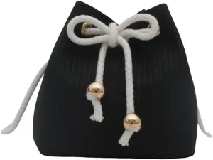 Creative Drawstring Crossbody Bag In Strawberry Print Large Capacity Bucket Shoulder Bags Satchel ForTrendsetters