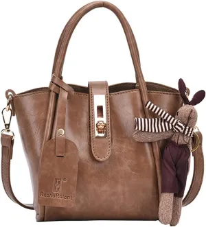 Crossbody Bags Portable Bucket Bagsvintage Women Hand Bag Women Shoulder Tote Female Top-Handle Bags with Pendant