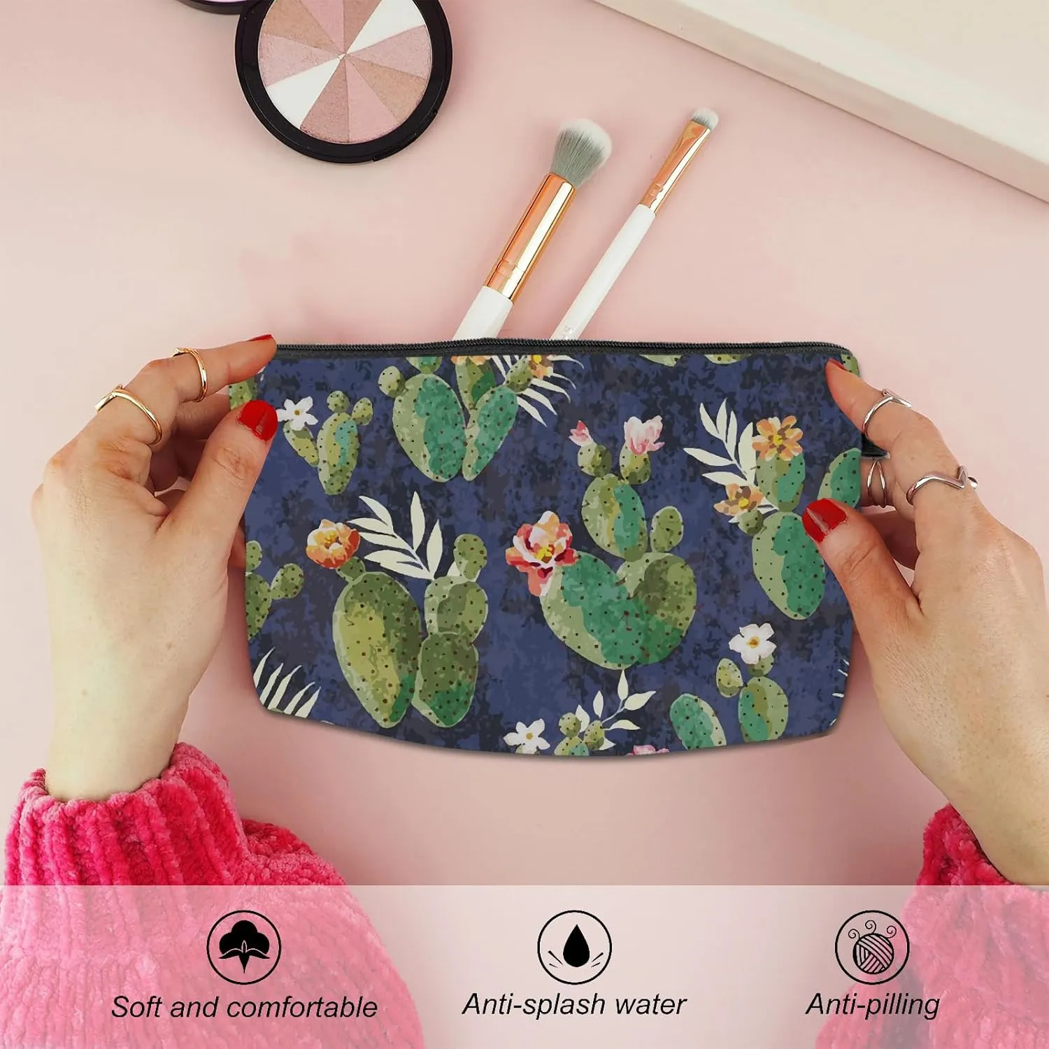 Cute Makeup Bag,for Women Small Cosmetic Bags,toiletry bag for women,makeup case,travel makeup pouch,makeup bag