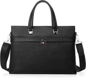 Dante Mens Leather Messenger Bag Stylish Business Office Briefcase Waterproof Shoulder Laptop Bag Handbags for Men