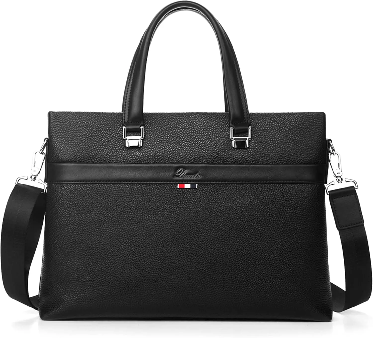 Dante Mens Leather Messenger Bag Stylish Business Office Briefcase Waterproof Shoulder Laptop Bag Handbags for Men
