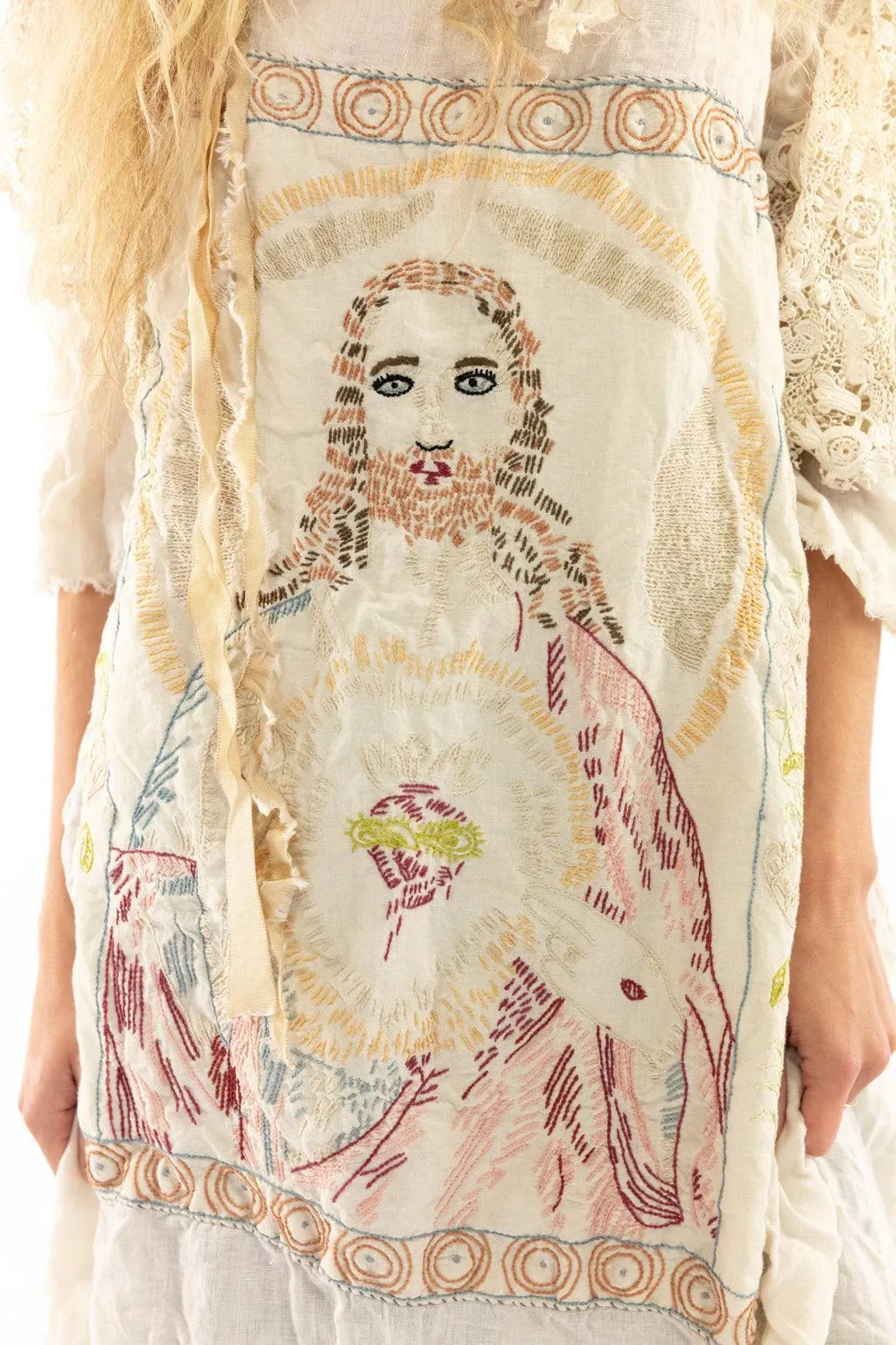 Embroidered Junipero Jesus Dress
