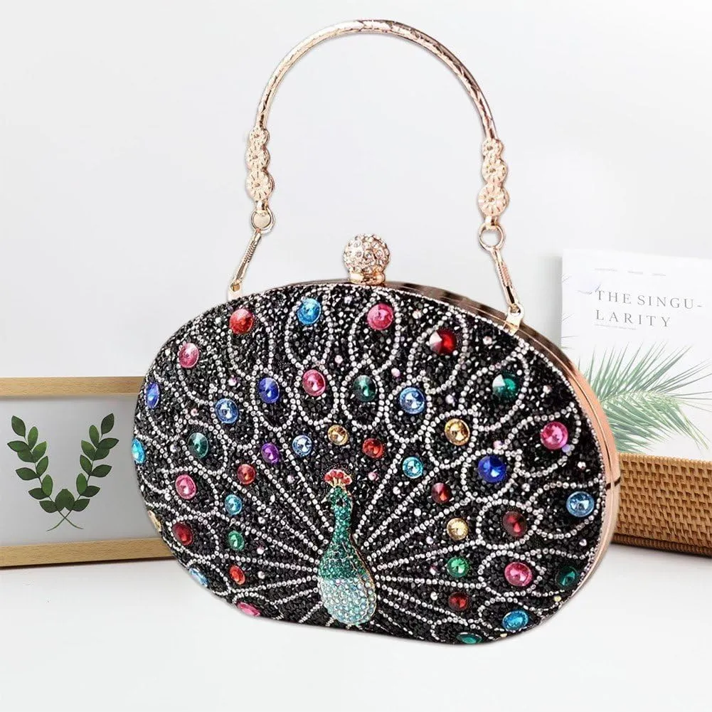 Evening Bag Vintage Handbag Evening Bags Rhinestone Shoulder Bag for Women Evening Wedding Party