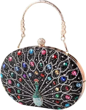 Evening Bag Vintage Handbag Evening Bags Rhinestone Shoulder Bag for Women Evening Wedding Party