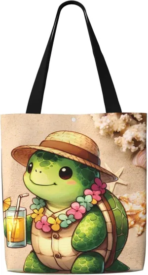 Flower Animal Bird Canvas Shoulder Bag Reusable Tote Bag Soft Lightweight Cloth Bags For Women Girls Lady Casual