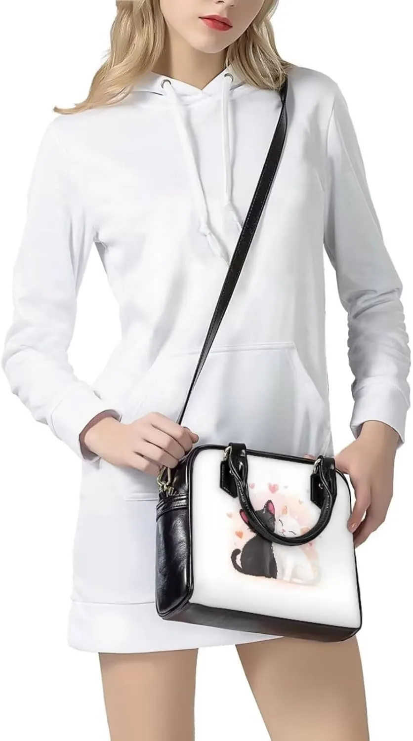 FOR U DESIGNS Leather Satchel Bags for Women Crossbody Bag Shoulder Tote Bags Top Handle Valentine's Day Gifts for Her