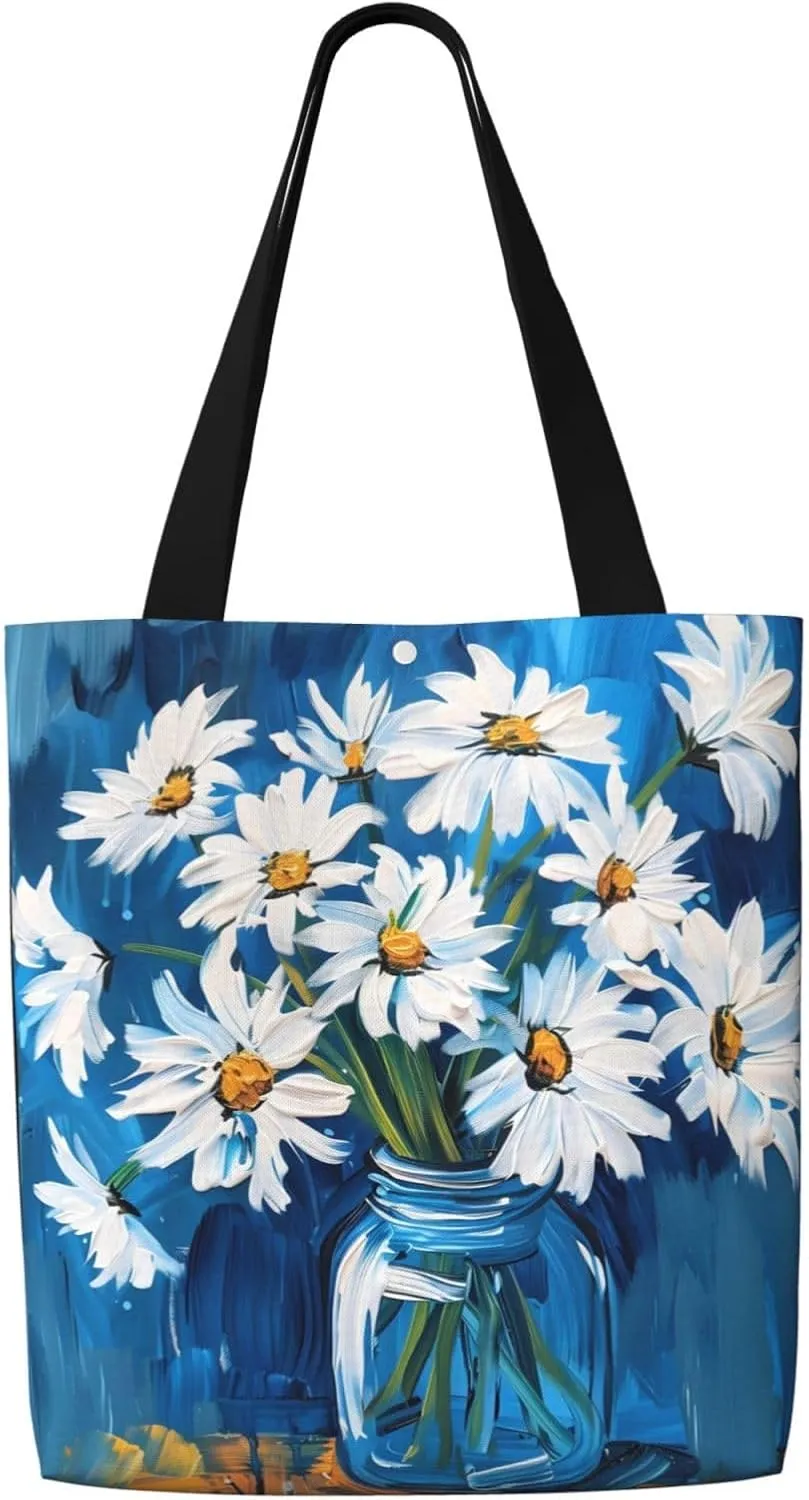 Fruit Lemon Yellow Canvas Shoulder Bag Reusable Tote Bag Soft Lightweight Cloth Bags For Women Girls Lady Casual