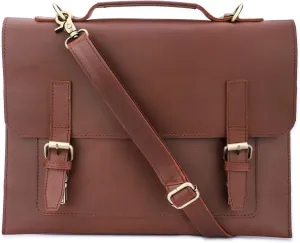 Genuine Leather Laptop Bag 14" Computer Messenger Shoulder Bag Briefcase Office Bag Travel Satchel Sleeve Bags