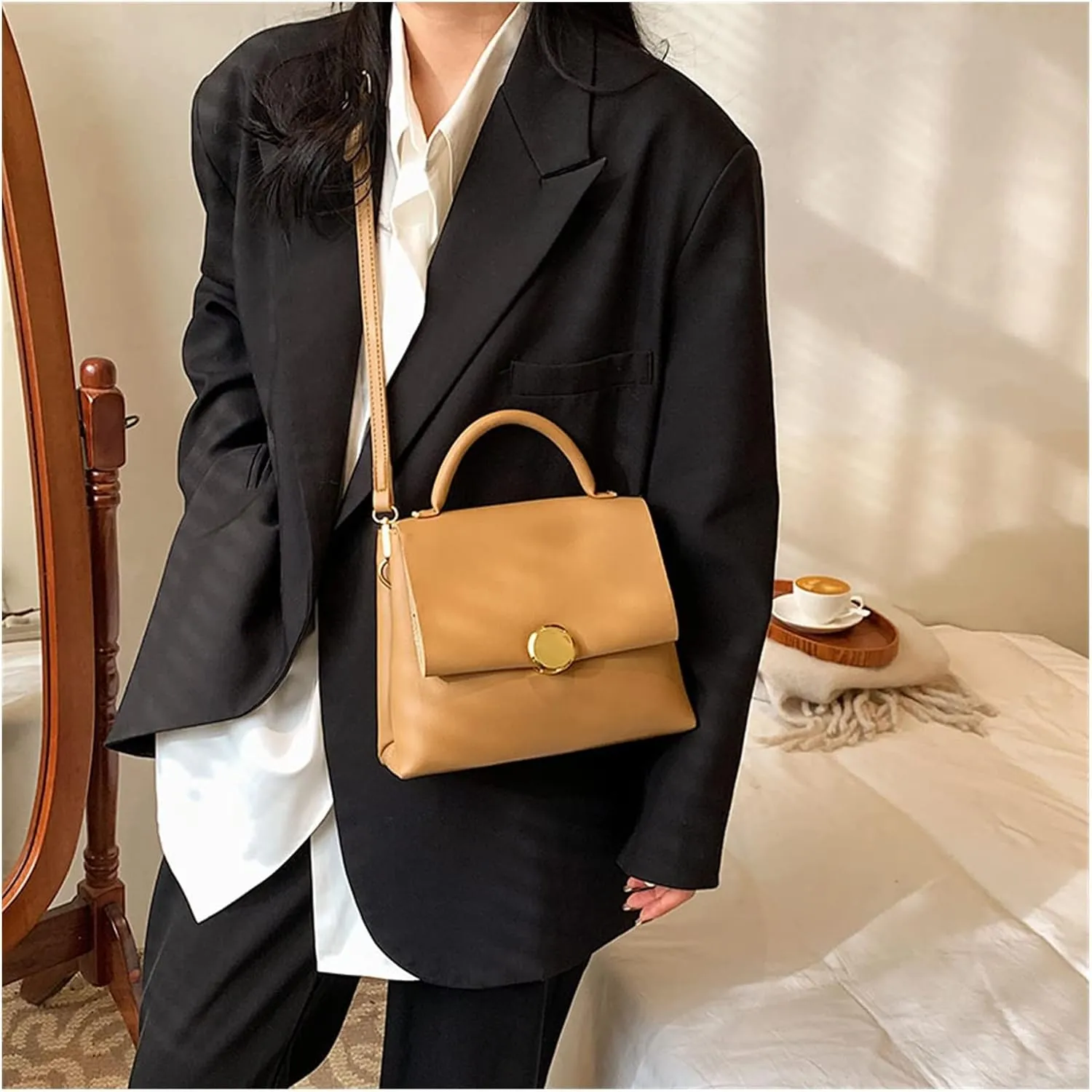 Handbag Woman Quality Leather Woman Crossbody Bag Soft Leather Tote Female Shoulder Bags