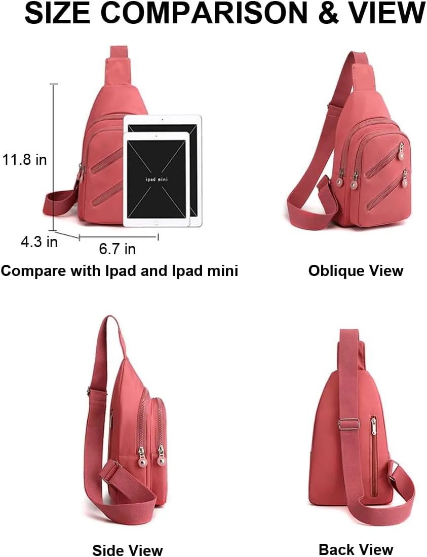 Hiflyer Crossbody Bags Trendy Fanny Packs Cross Body Sling Bag for Women (Green)