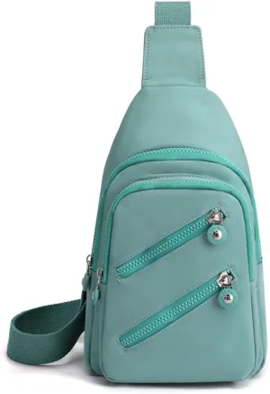 Hiflyer Crossbody Bags Trendy Fanny Packs Cross Body Sling Bag for Women (Green)