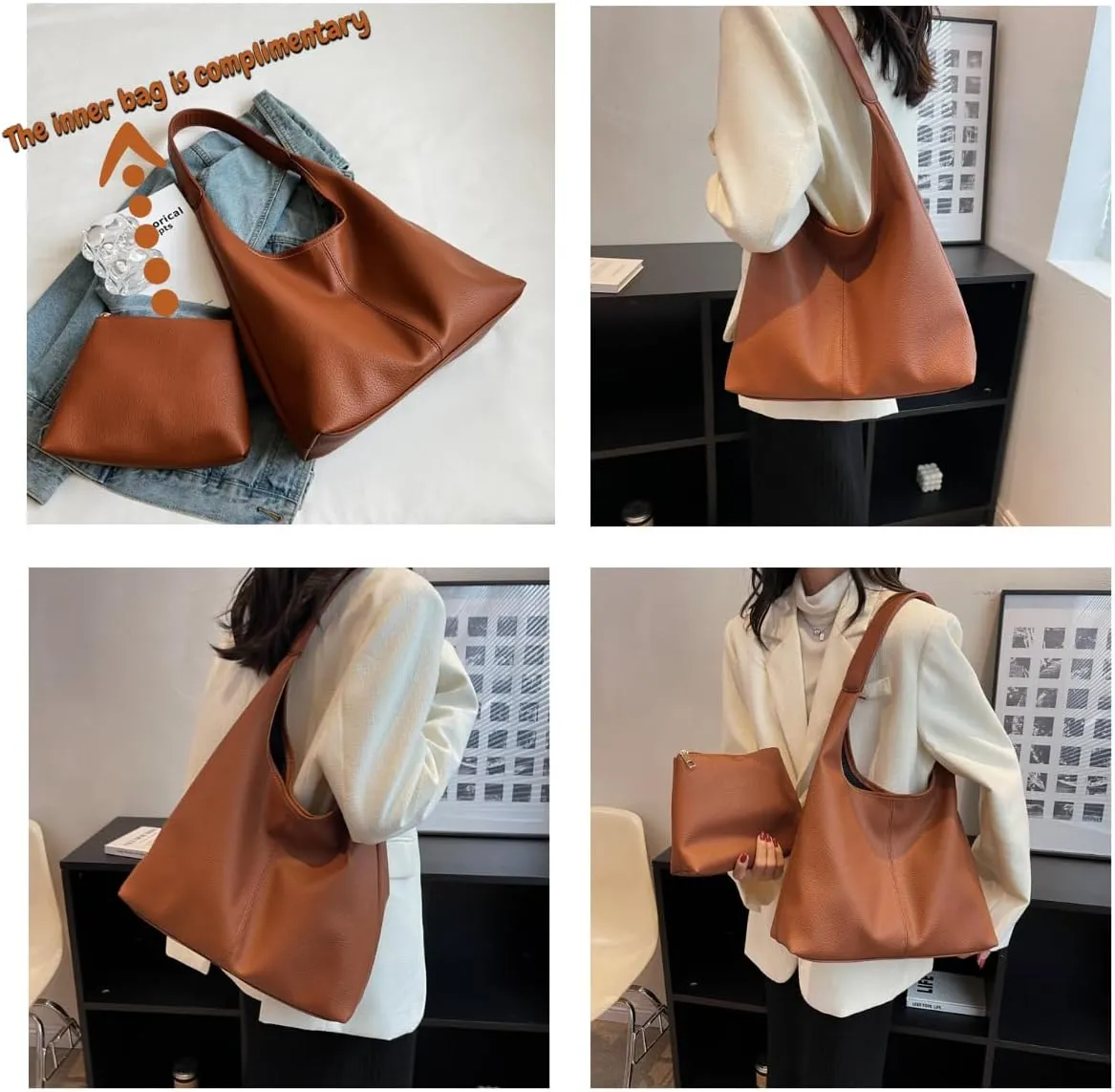 Hobo Bag Shoulder Bag Leather Designer Tote Bags for Women Leather for Women Crossbody Bags for Women