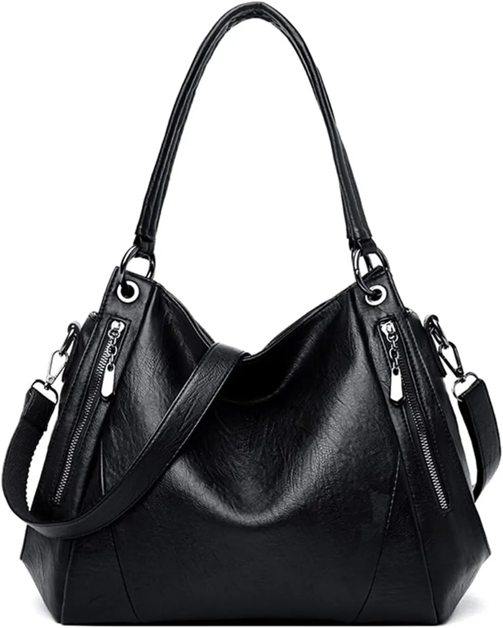 Hobo Bags for Women Leather Purses and Handbags Large Hobo Purse Shoulder Bags with Adjustable Shoulder Strap