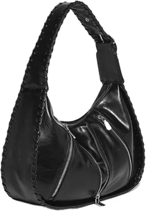 Hobo Bags for Women Vegan Leather Bag Studded Purse Streetwear Y2k 90s Punk 2000s Purse Aesthetics