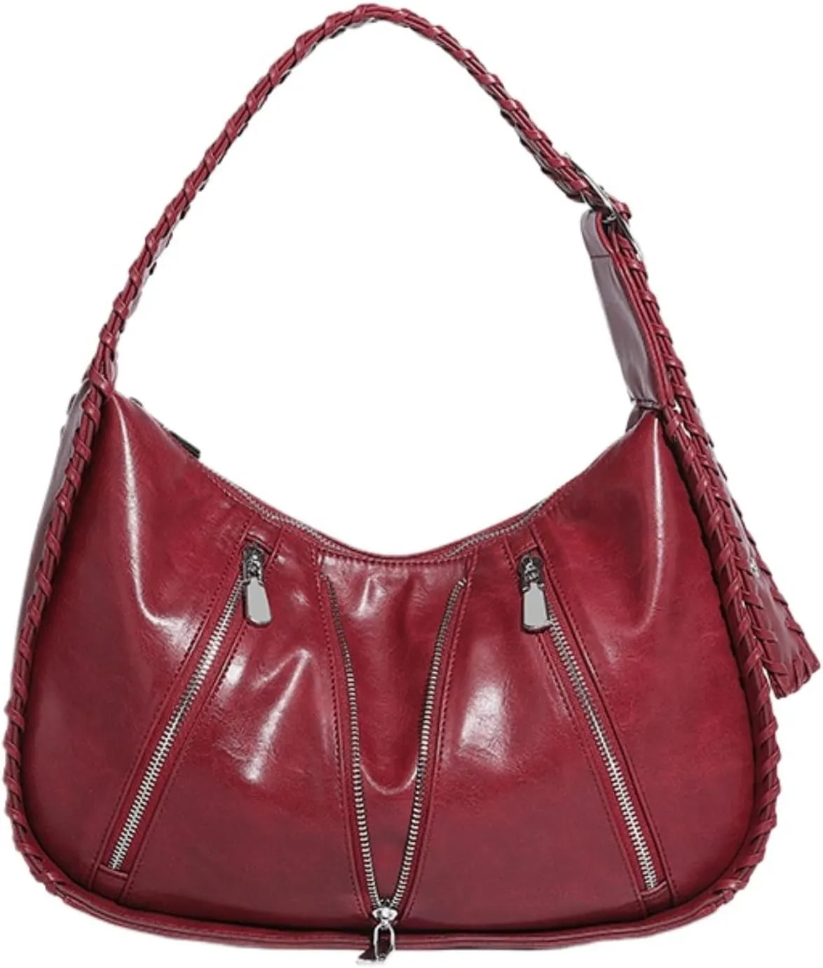 Hobo Bags for Women Vegan Leather Bag Studded Purse Streetwear Y2k 90s Punk 2000s Purse Aesthetics