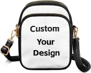 HUGS IDEA Crossbody Bags for Women Trendy Leather Crossbody Purse with Zipper Pockets