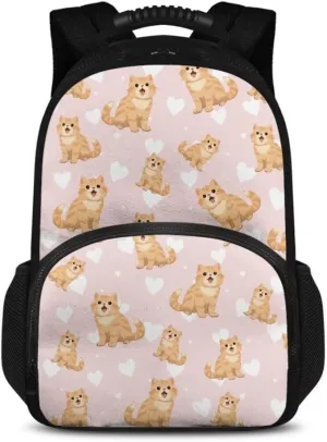 Kuiaobaty Cat Kids Backpack with Cooler Compartment Cartoon Backpack Lunch Bag with Zipper Work Business Carry On Lapatop Backpack 17 Inches School Bag for Teens Gift for Back to School