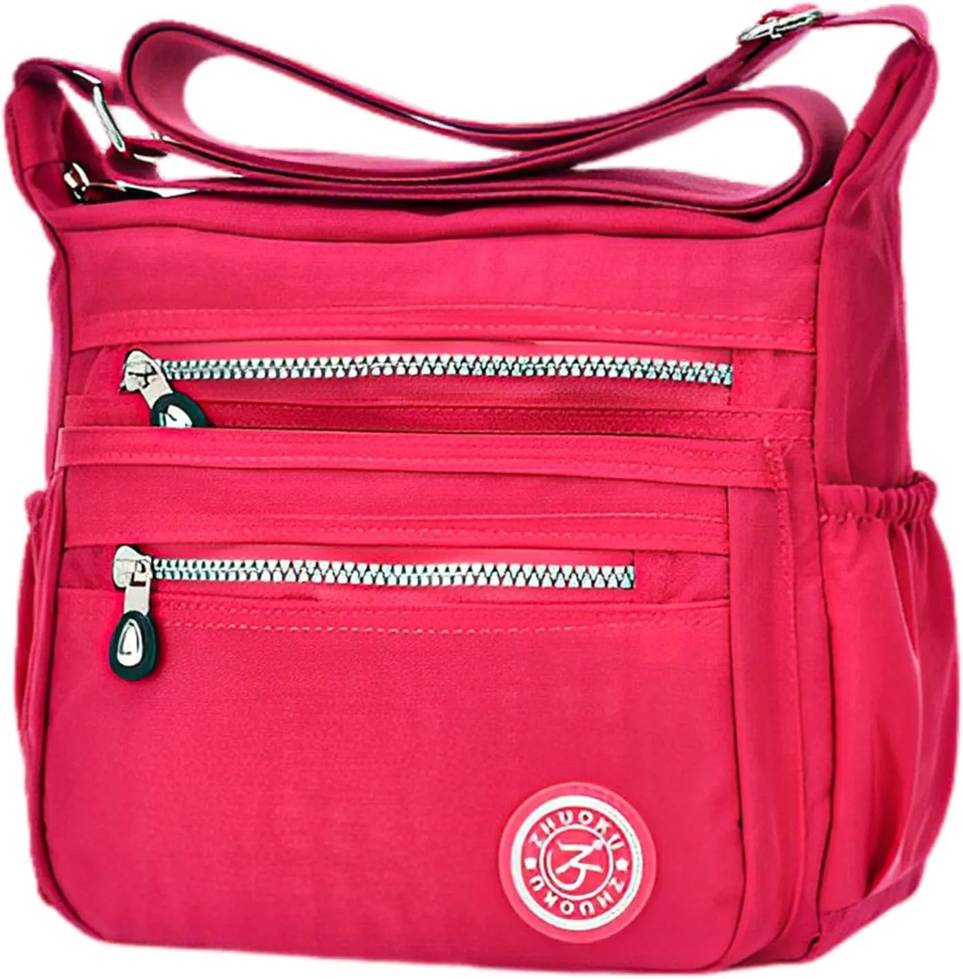 KXF Women's Waterproof Nylon Casual Crossbody Shoulder Messenger Bag Travel Purse Handbag with Multi Pocket