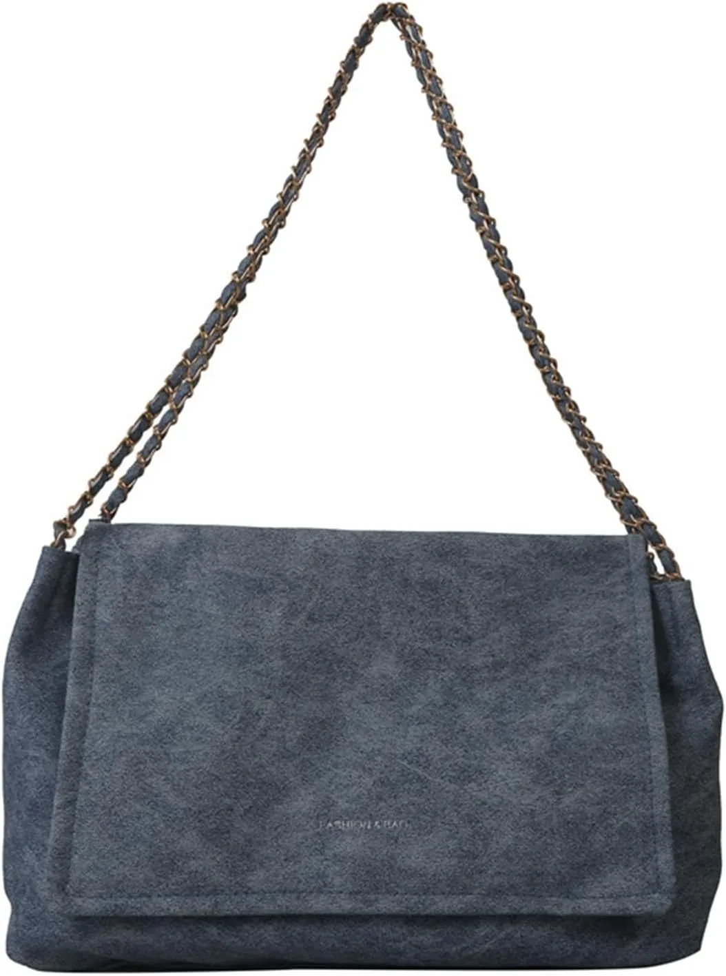 Large Chain Bag Tote Bag for Women PU Leather Shoulder Bags Hobo Bags Purse and Handbags with Chain Strap (D)