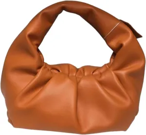 Large Genuine Leather Tote Bag Hobo Shoulder Bags Leather Handle Tote Bag Handbags and Purse for Work Travel (P)