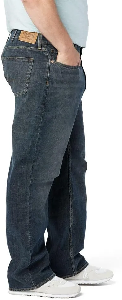 Levi Strauss Signature Gold Men's Relaxed Fit Flex Jeans (Available in Big & Tall)