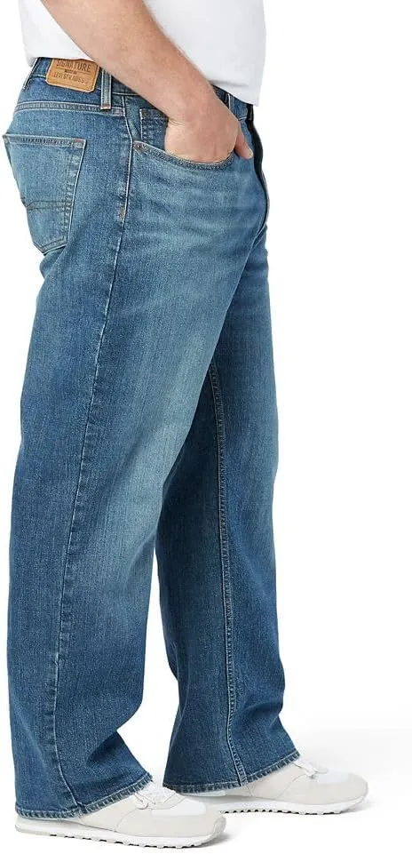 Levi Strauss Signature Gold Men's Relaxed Fit Flex Jeans (Available in Big & Tall)