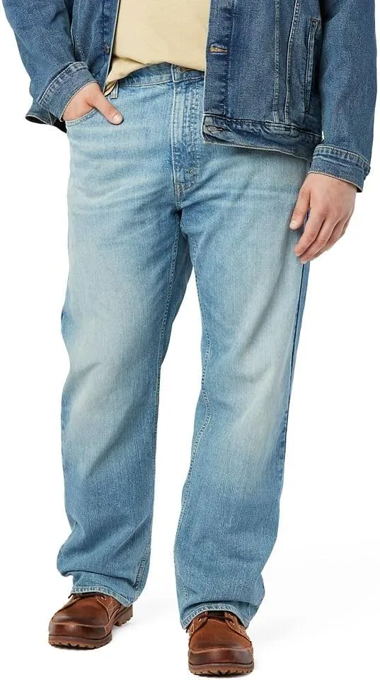 Levi Strauss Signature Gold Men's Relaxed Fit Flex Jeans (Available in Big & Tall)