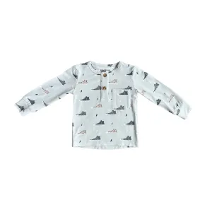 Long Sleeve Henley Shirt