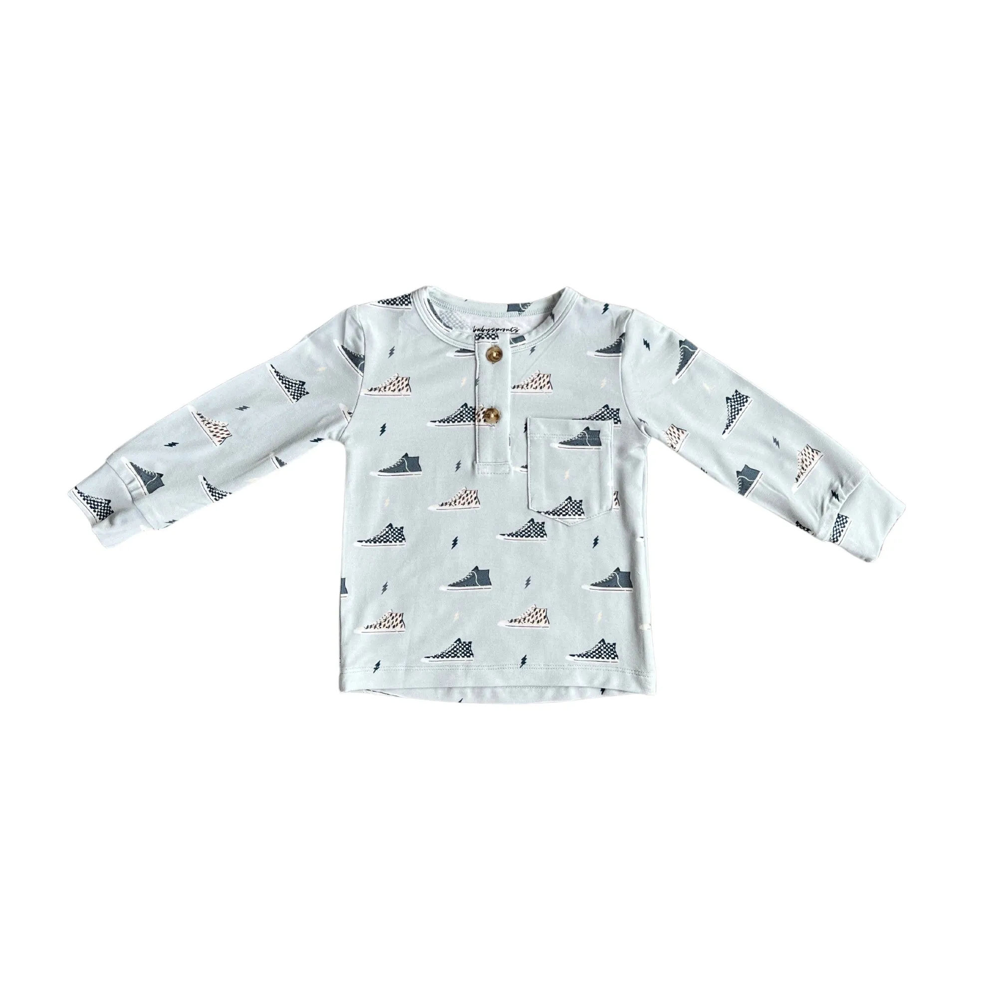 Long Sleeve Henley Shirt